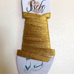 Sseko Gold Shimmer Ribbons